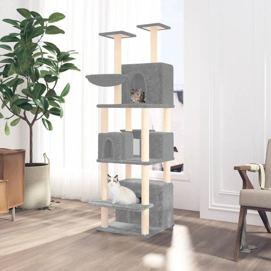 Albero Per Gatti Con Tiragraffi In Sisal 180 Cm