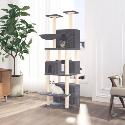 Albero Per Gatti Con Tiragraffi In Sisal 180 Cm