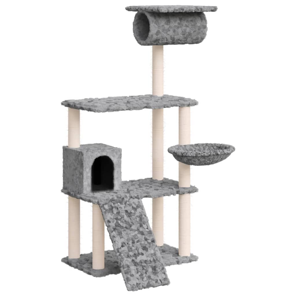 Albero Per Gatti Con Tiragraffi In Sisal 131 Cm