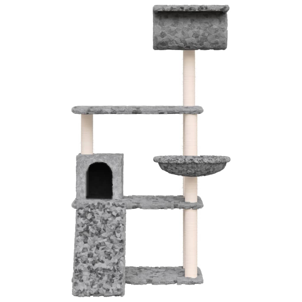 Albero Per Gatti Con Tiragraffi In Sisal 131 Cm