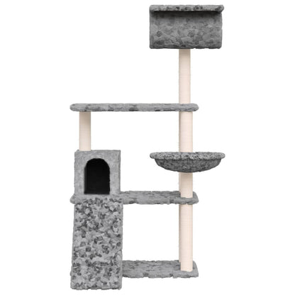 Albero Per Gatti Con Tiragraffi In Sisal 131 Cm