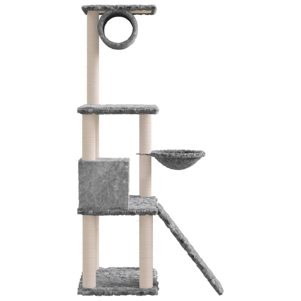 Albero Per Gatti Con Tiragraffi In Sisal 131 Cm