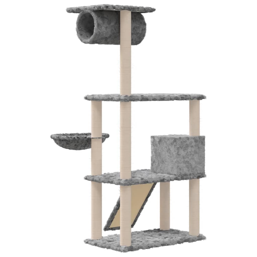 Albero Per Gatti Con Tiragraffi In Sisal 131 Cm