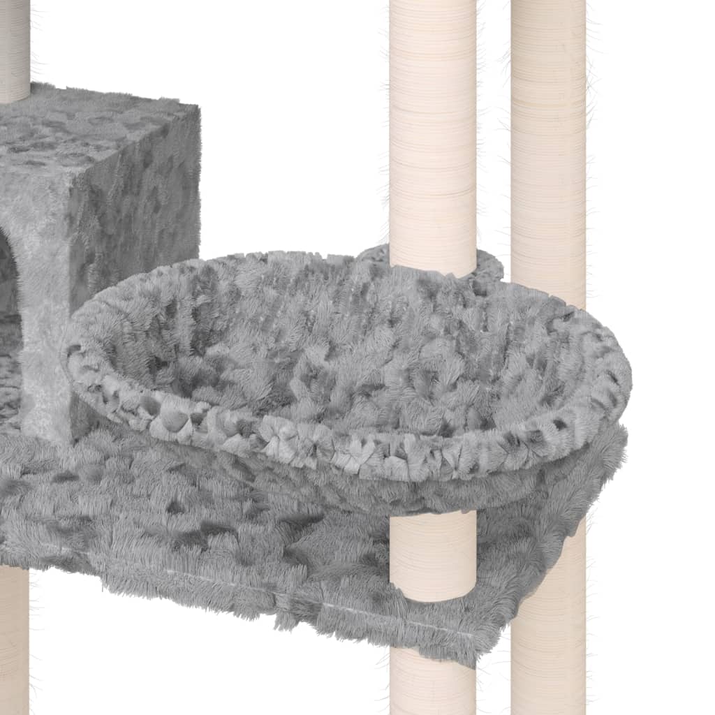 Albero Per Gatti Con Tiragraffi In Sisal 131 Cm