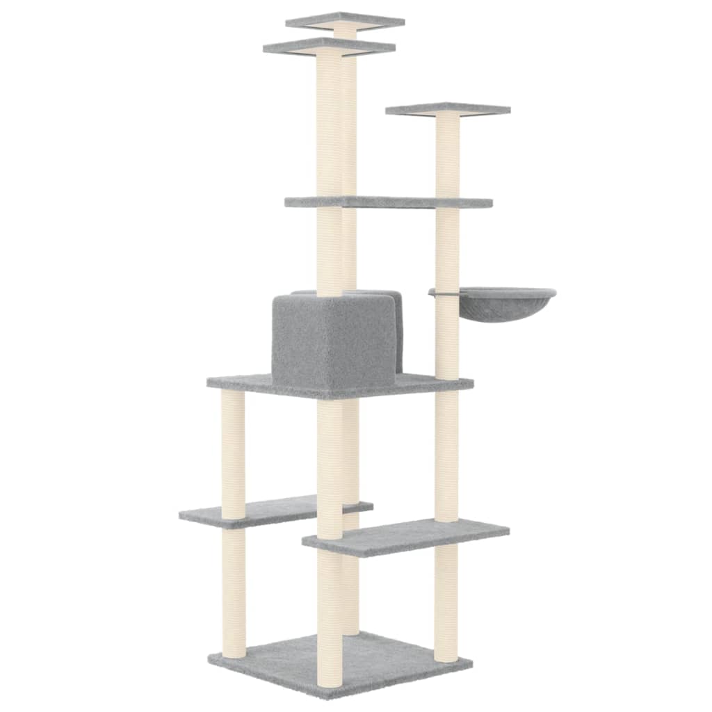 Albero Per Gatti Con Tiragraffi In Sisal 167 Cm