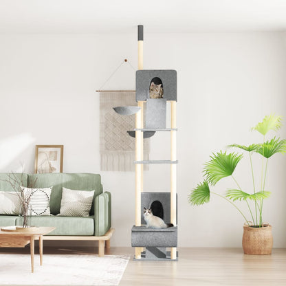 Albero Per Gatti Da Pavimento A Soffitto 277-303 Cm