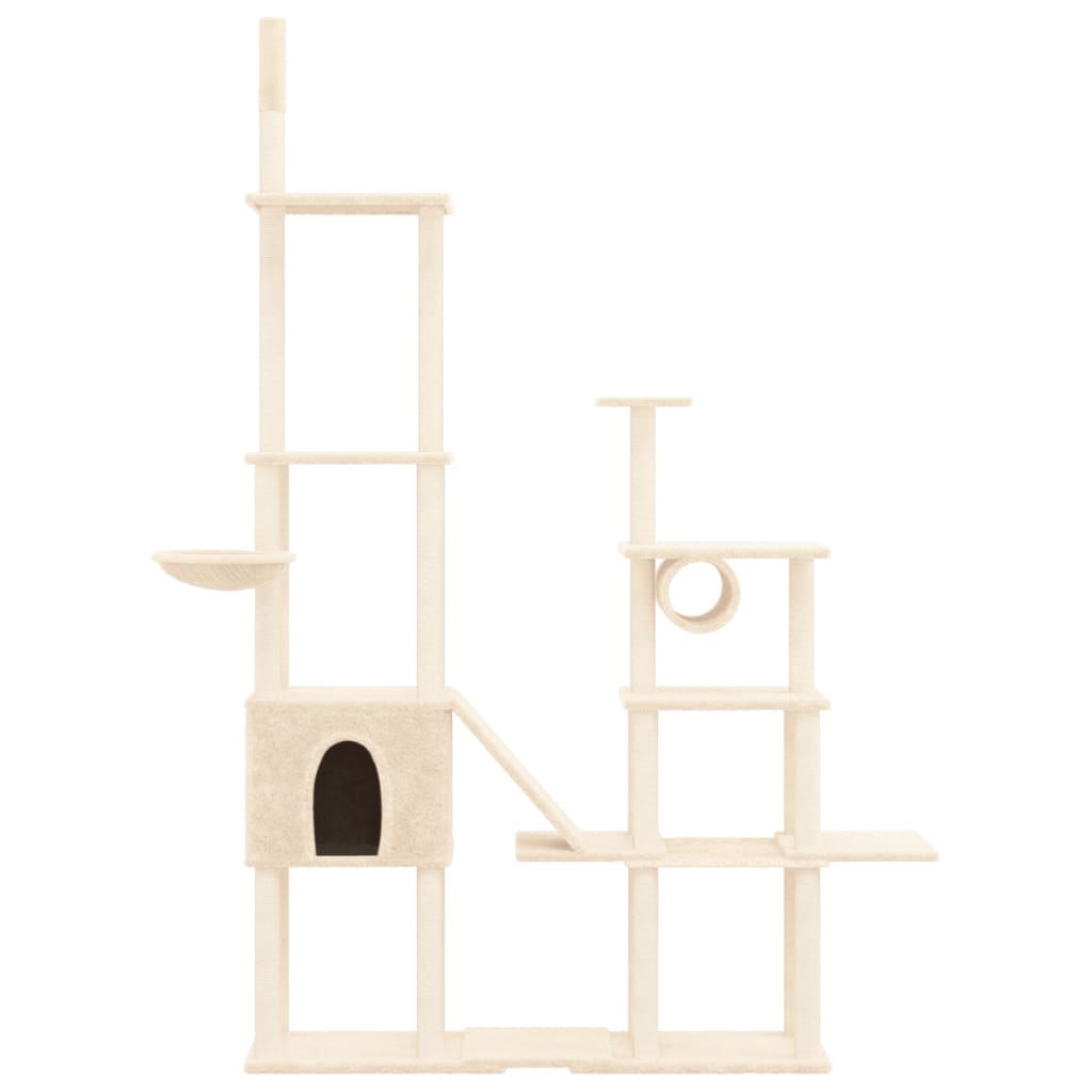 Albero Per Gatti Con Tiragraffi In Sisal 279 Cm