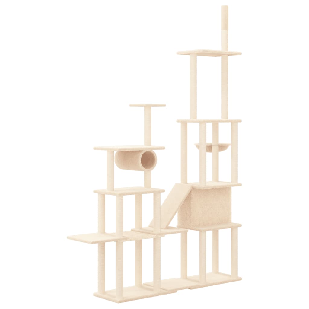 Albero Per Gatti Con Tiragraffi In Sisal 279 Cm
