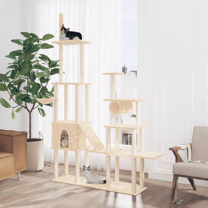 Albero Per Gatti Con Tiragraffi In Sisal 279 Cm