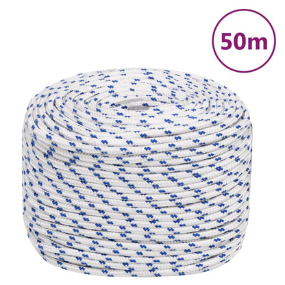 Corda Per Barca Bianca In Polipropilene Bianco E Blu