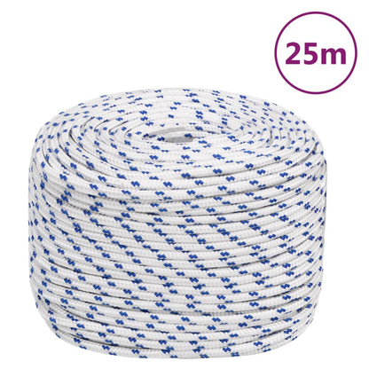 Corda Per Barca Bianca In Polipropilene Bianco E Blu