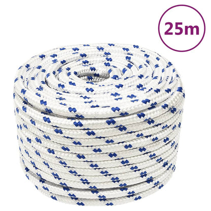Corda Per Barca Bianca In Polipropilene Bianco E Blu