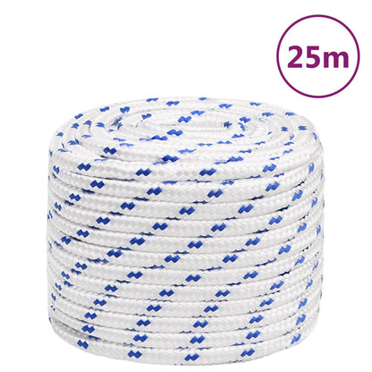 Corda Per Barca Bianca In Polipropilene Bianco E Blu