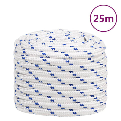 Corda Per Barca Bianca In Polipropilene Bianco E Blu