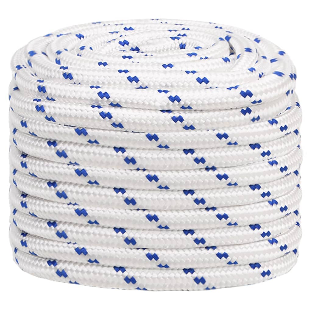 Corda Per Barca Bianca In Polipropilene Bianco E Blu