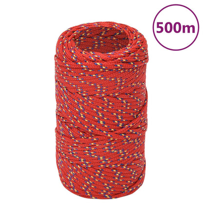 Corda Per Barca Rossa In Polipropilene Rosso