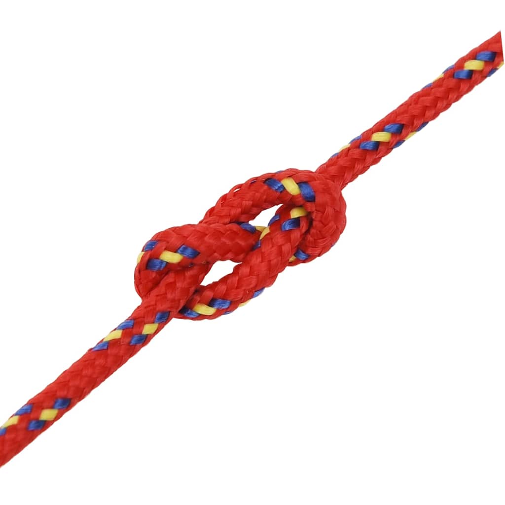 Corda Per Barca Rossa In Polipropilene Rosso