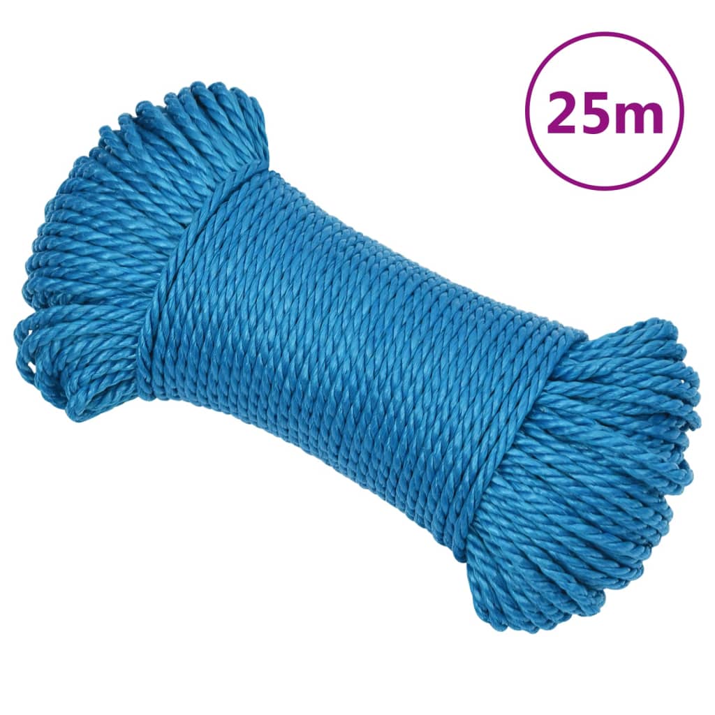 Corda Da Lavoro In Polipropilene Blu