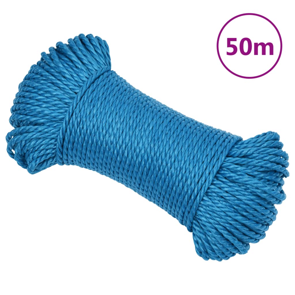 Corda Da Lavoro In Polipropilene Blu