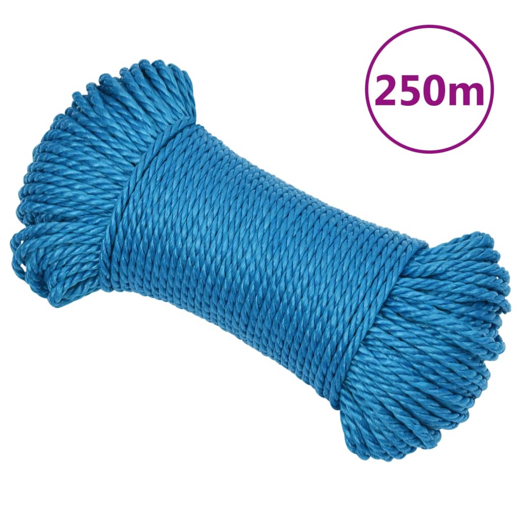 Corda Da Lavoro In Polipropilene Blu