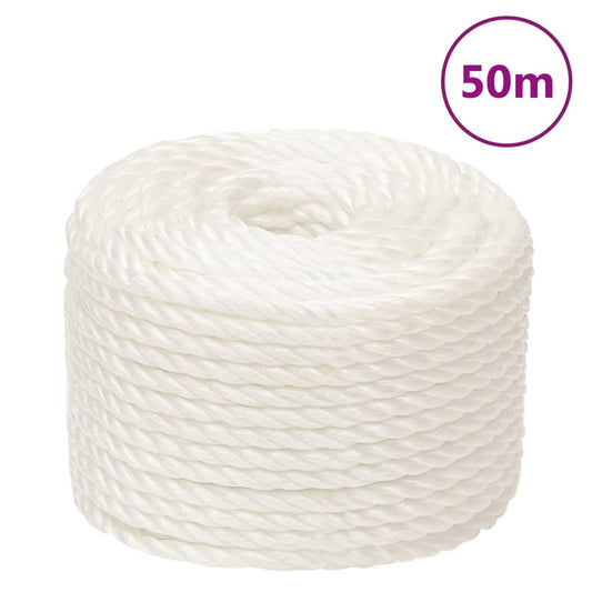 Corda Da Lavoro Bianca In Polipropilene Bianco