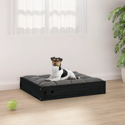 Cuccia Per Cani Bianca 91,5X64X9 Cm In Legno Massello Di Pino