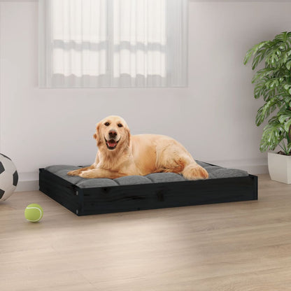 Cuccia Per Cani Bianca 91,5X64X9 Cm In Legno Massello Di Pino