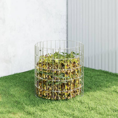 Compostiera Da Giardino Ø100X100 Cm In Acciaio Zincato