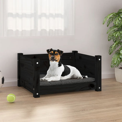 Cuccia Per Cani Bianca 95,5X65,5X28Cm In Legno Massello Di Pino