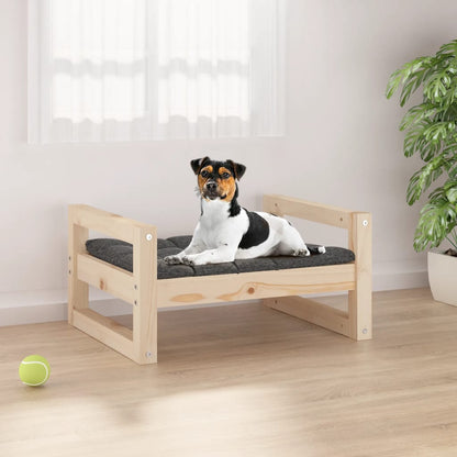 Cuccia Per Cani 105,5X75,5X28 Cm In Legno Massello Di Pino