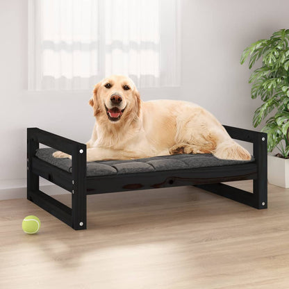 Cuccia Per Cani 105,5X75,5X28 Cm In Legno Massello Di Pino