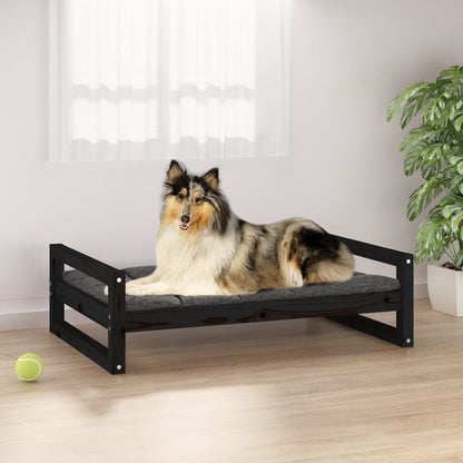 Cuccia Per Cani 105,5X75,5X28 Cm In Legno Massello Di Pino