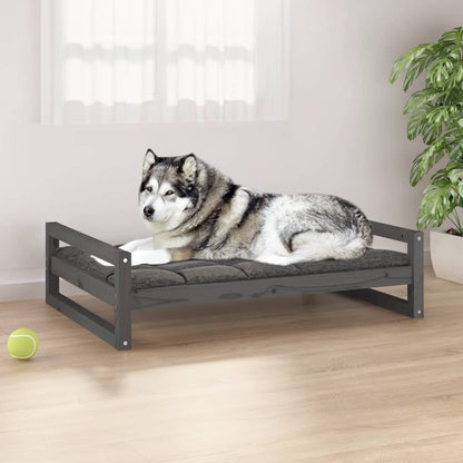 Cuccia Per Cani 105,5X75,5X28 Cm In Legno Massello Di Pino