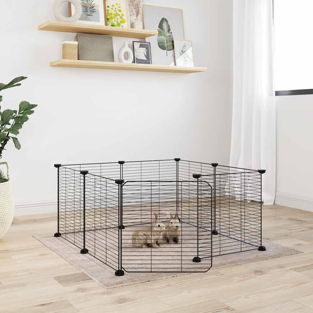 Gabbia Per Animali Nera 35X35 Cm Acciaio
