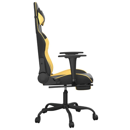Sedia Da Gaming Massaggiante Poggiapiedi Similpelle