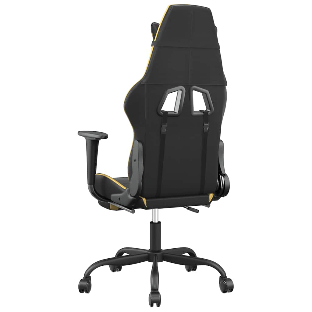 Sedia Da Gaming Massaggiante Poggiapiedi Similpelle