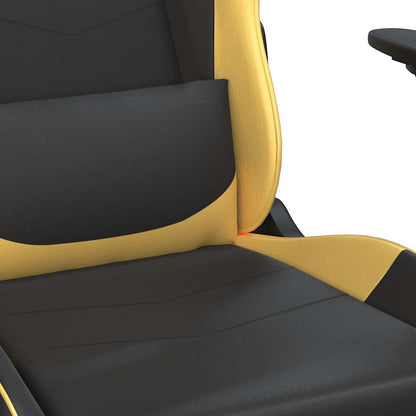 Sedia Da Gaming Massaggiante Poggiapiedi Similpelle