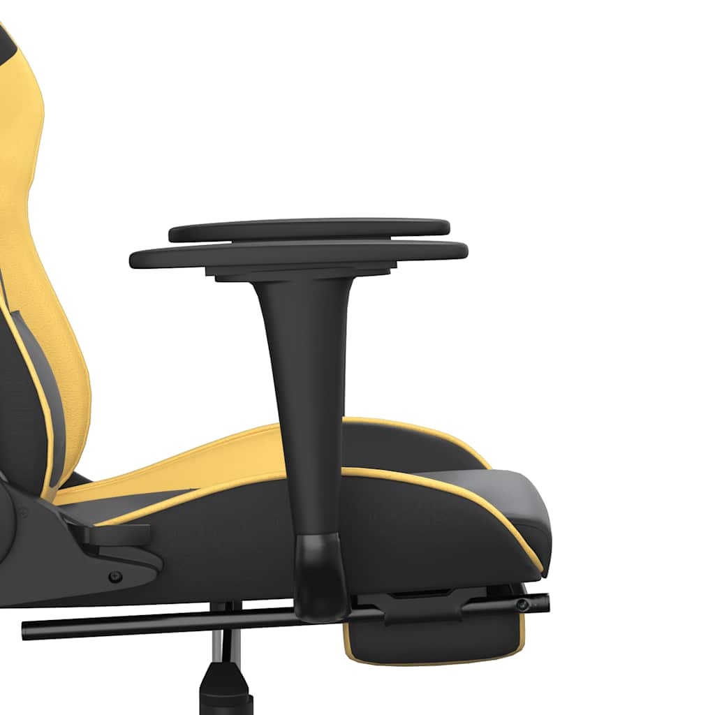 Sedia Da Gaming Massaggiante Poggiapiedi Similpelle