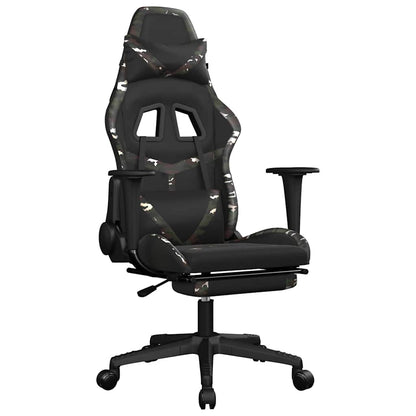 Sedia Gaming Massaggio Poggiapiedi Similpelle