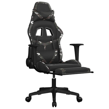 Sedia Gaming Massaggio Poggiapiedi Similpelle