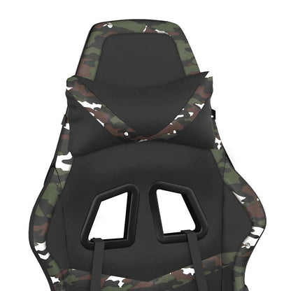 Sedia Gaming Massaggio Poggiapiedi Similpelle