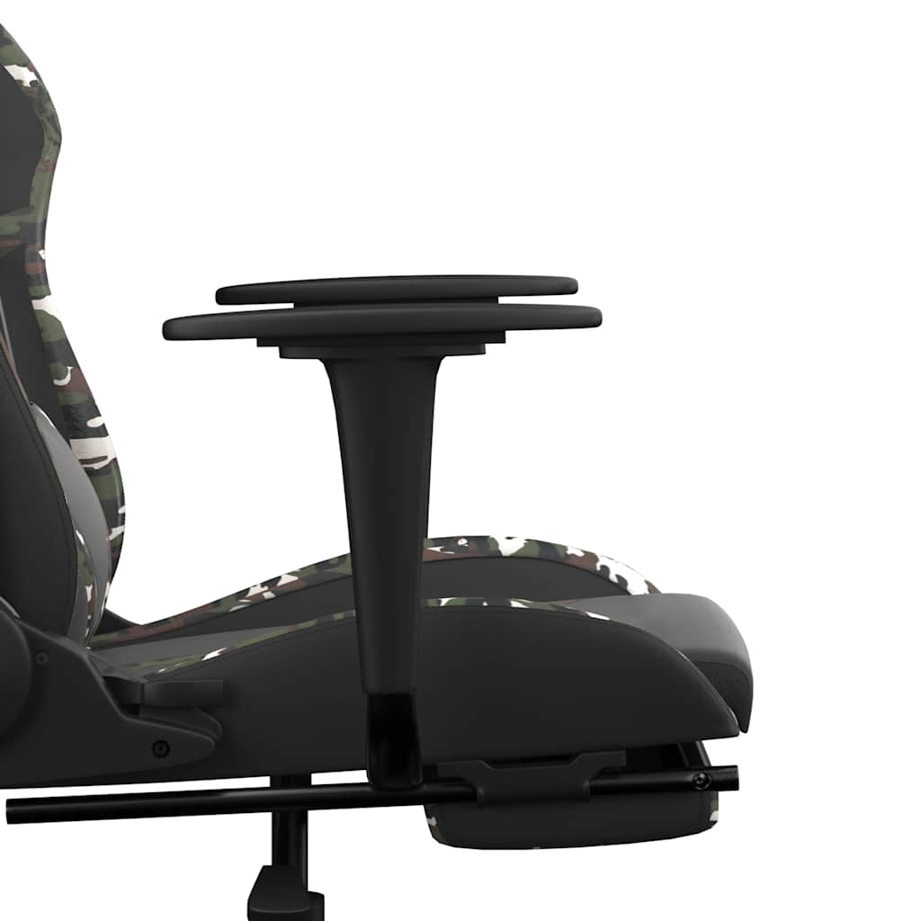 Sedia Gaming Massaggio Poggiapiedi Similpelle