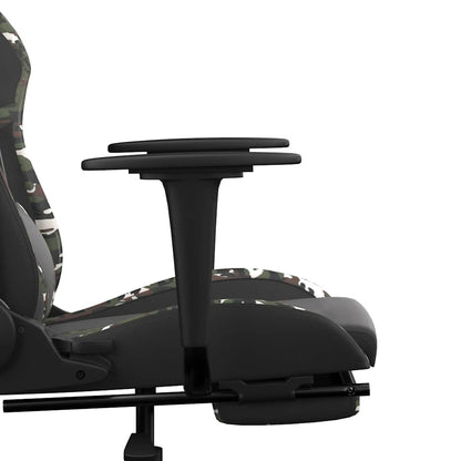 Sedia Gaming Massaggio Poggiapiedi Similpelle