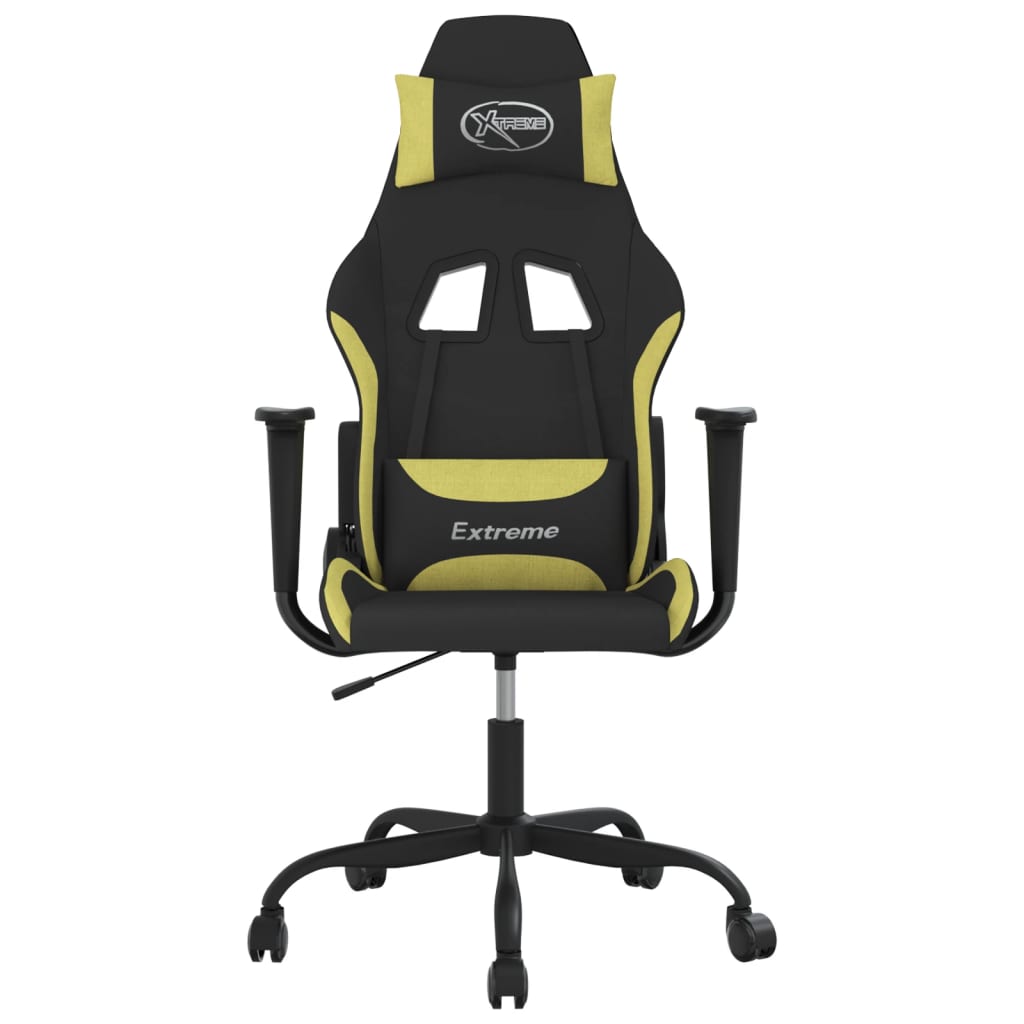 Sedia Da Gaming Nero E In Tessuto