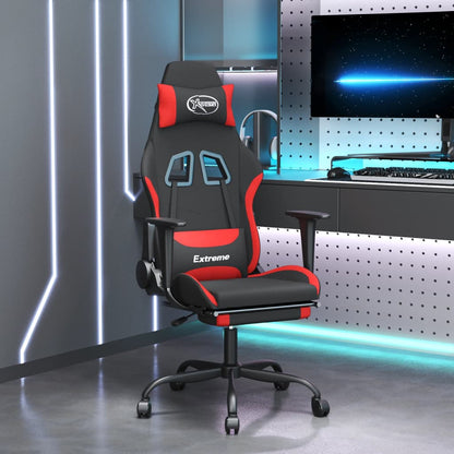 Sedia Da Gaming Nero E In Tessuto
