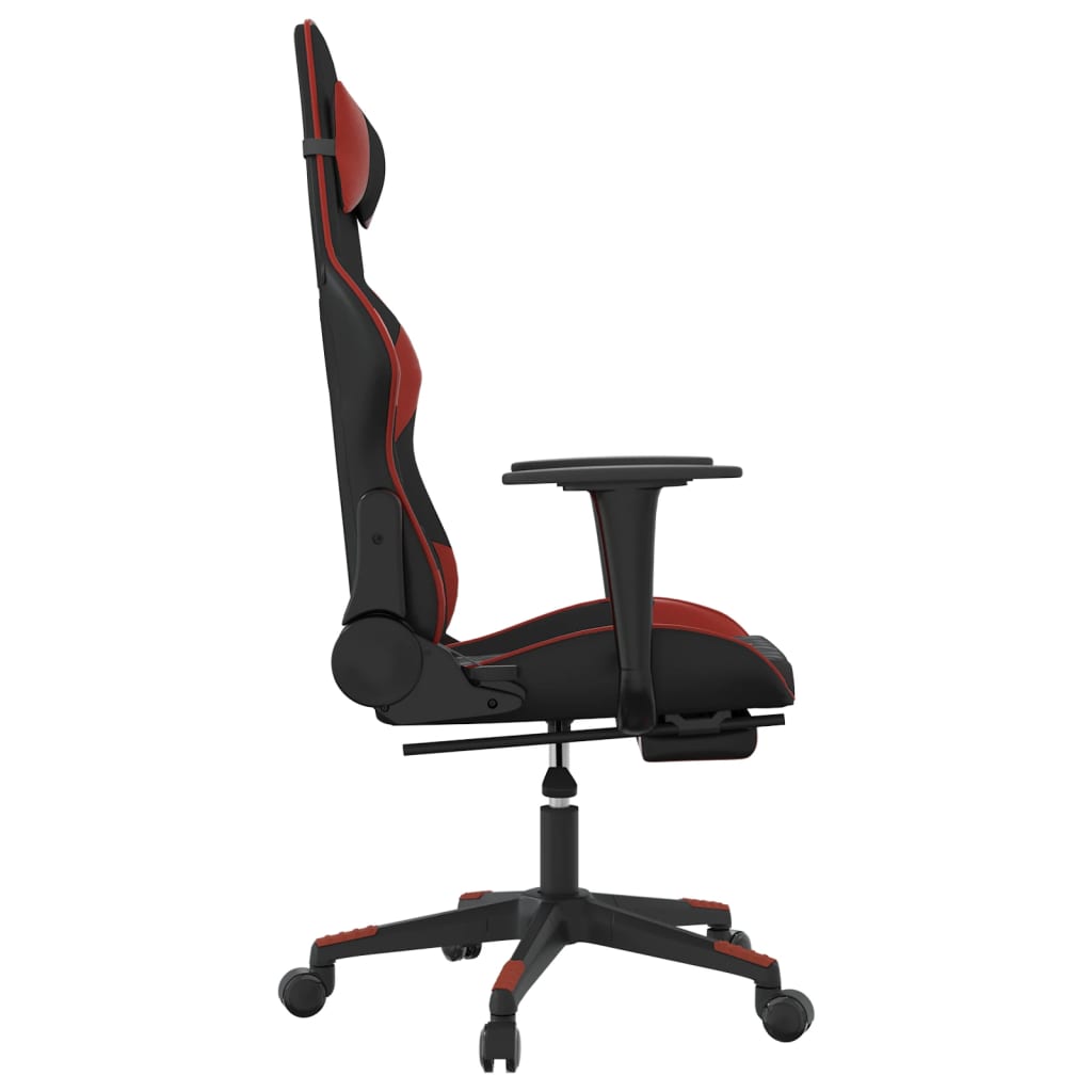 Sedia Gaming Massaggio Poggiapiedi Similpelle
