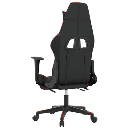Sedia Gaming Massaggio Poggiapiedi Similpelle