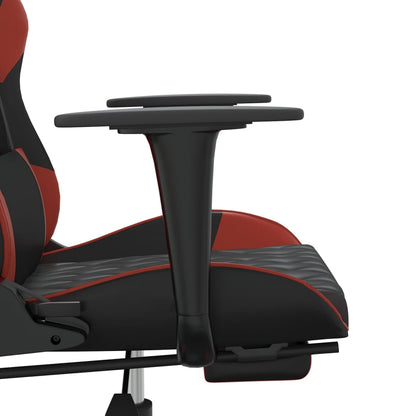 Sedia Gaming Massaggio Poggiapiedi Similpelle