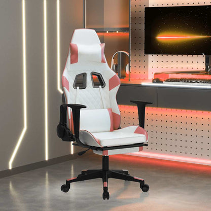 Sedia Gaming Massaggio Poggiapiedi Similpelle