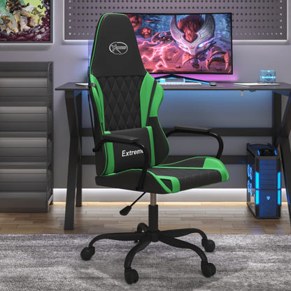 Sedia Da Gaming Massaggiante In Similpelle